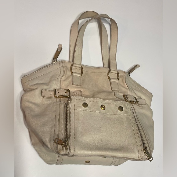 Yves Saint Laurent Handbags - YSL vintage downtown leather tote